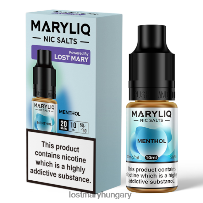 elveszett maryliq nic sók - 10ml mentol 82D8JT223 -LOST MARY Flavours