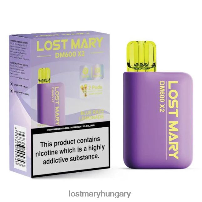 elveszett mary dm600 x2 eldobható vape kék razz limonádé 82D8JT188 -LOST MARY Online Shop